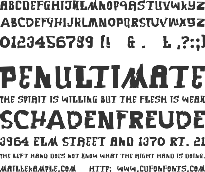 PiratesBlackbeard font preview