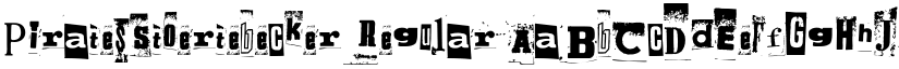 PiratesStoertebecker Regular font