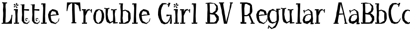 Little Trouble Girl BV font download