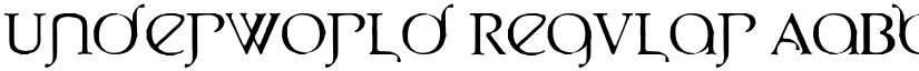 UnderWorld Regular font