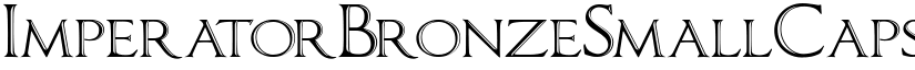 ImperatorBronzeSmallCaps Regular font