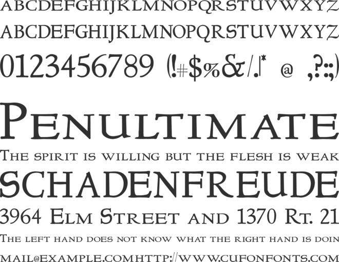 NewStyleSmallCaps font preview