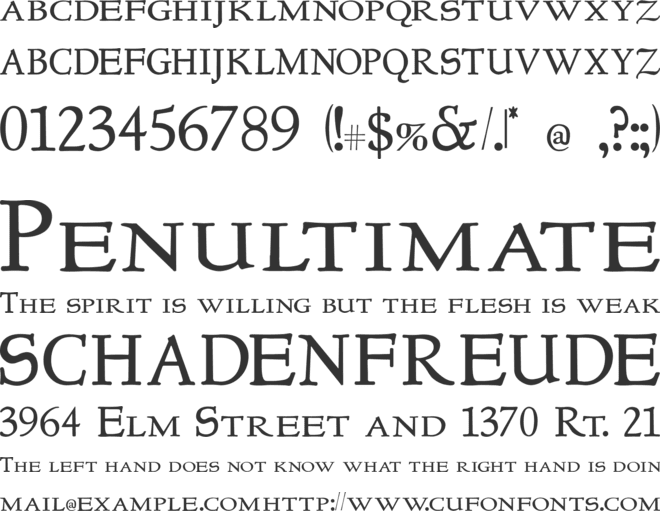 NewStyleSmallCaps font preview