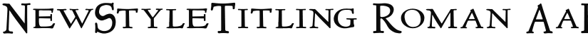 NewStyleTitling font download