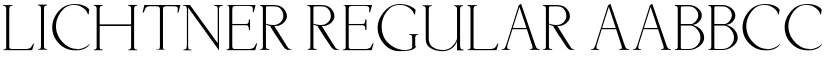 Lichtner Regular font