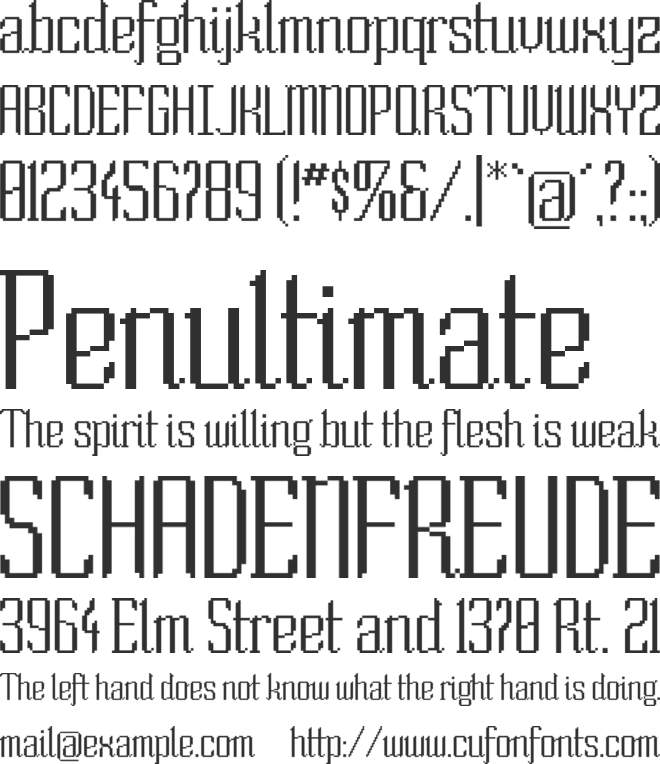So Extended font preview