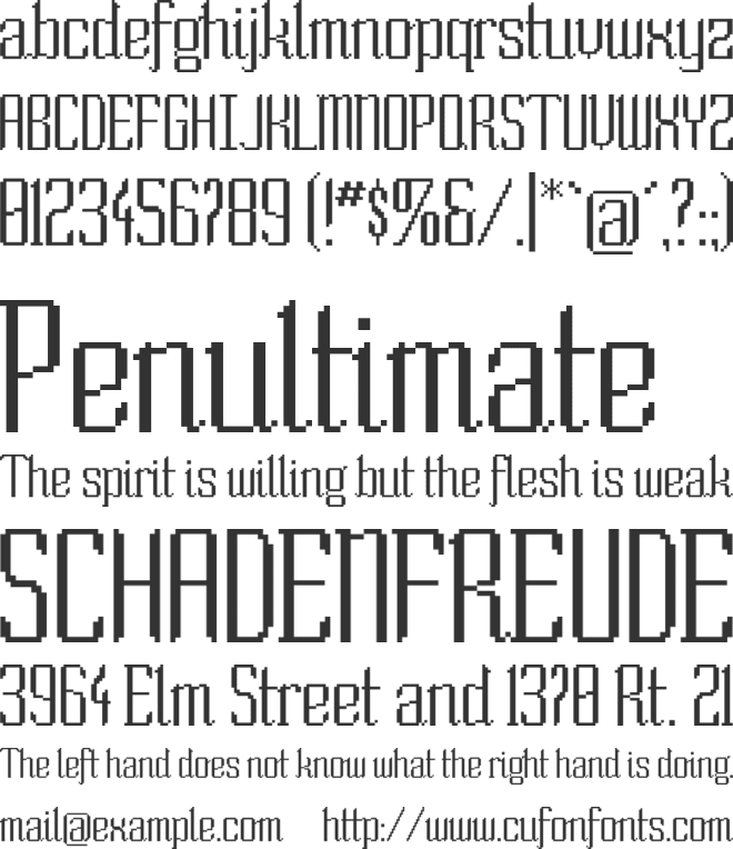 So Extended font preview