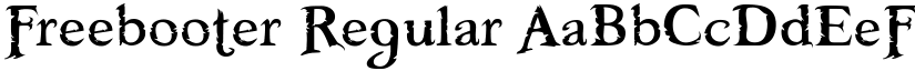 Freebooter Regular font