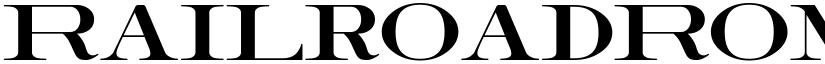 RailroadRoman Regular font