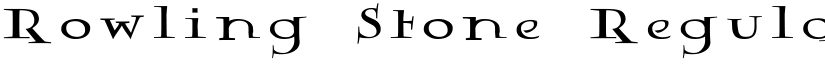 Rowling Stone font download