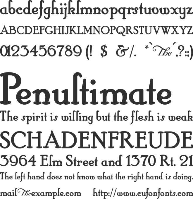 HobbyHorse font preview