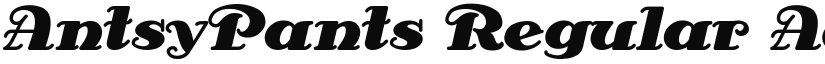 AntsyPants font download