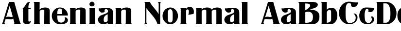 Athenian Normal font