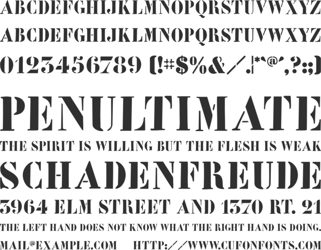 LeArchitect font preview