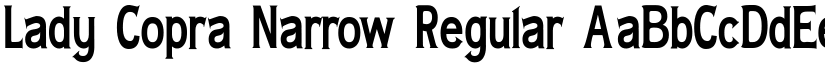 Lady Copra Narrow Regular font