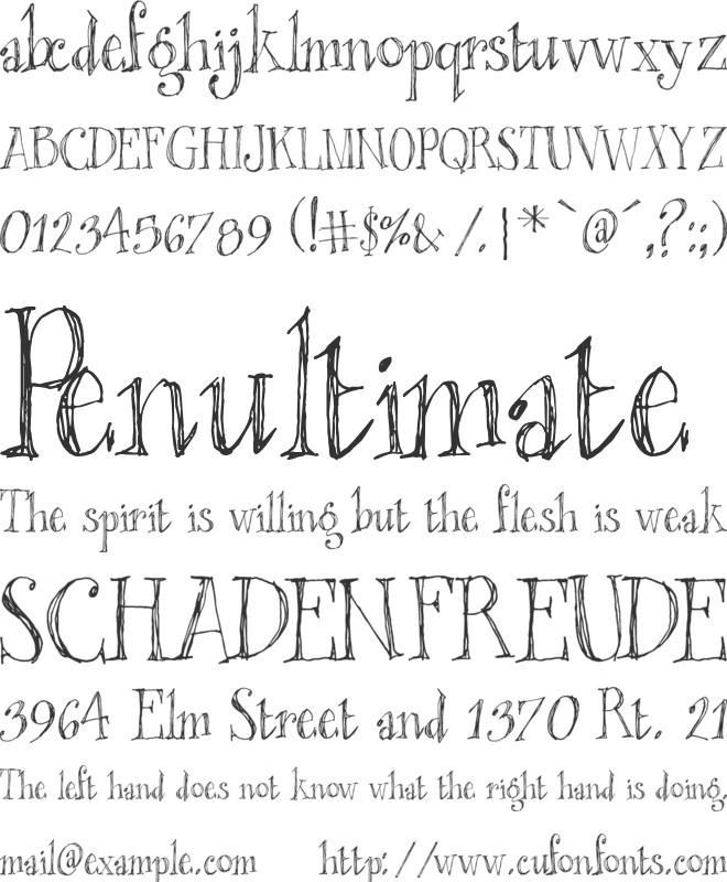 blackout serif font preview