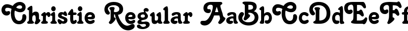 Christie Regular font