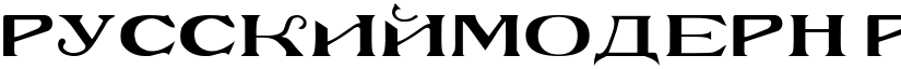 RusskijModern Regular font