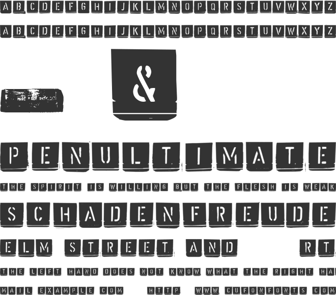 Malermeister font preview