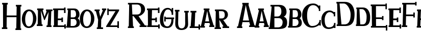 Homeboyz font download