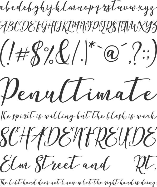 Declara font preview