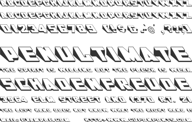 DoorJamb font preview