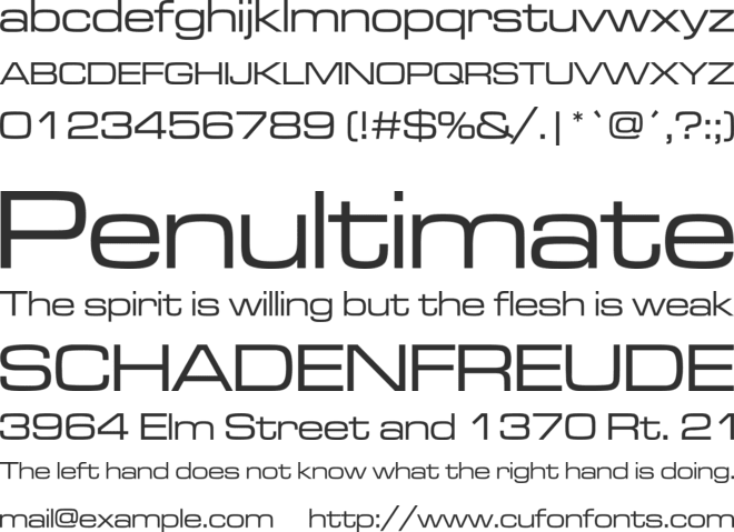 00797 font preview