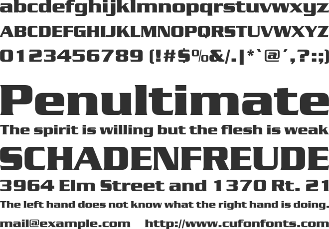 00657 font preview
