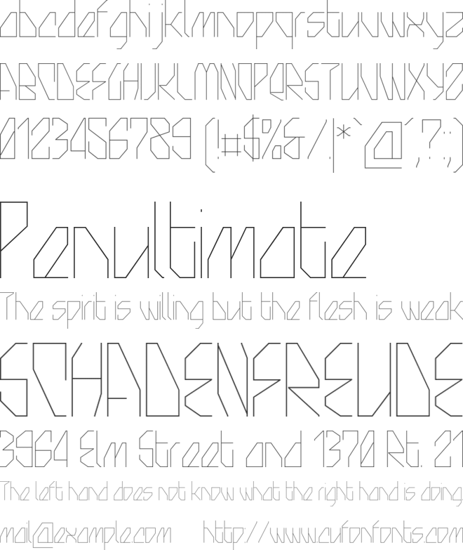 Snowstreet  Personal Use font preview