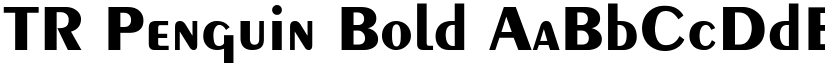 TR Penguin Bold font