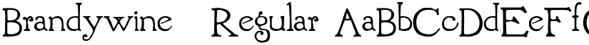 Brandywine™ font download