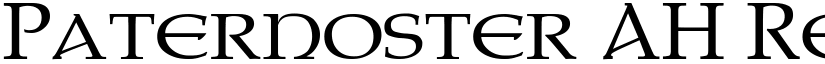 Paternoster AH font download