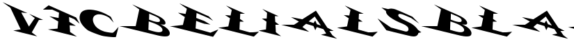 VTCBelialsBladeTricked Regular font