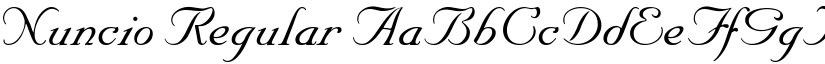 Nuncio font download