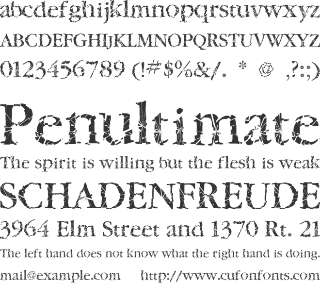 TwyliteZone font preview