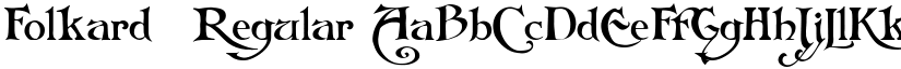 Folkard™ Regular font