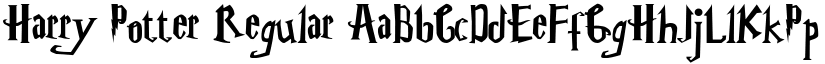 Harry Potter Regular font