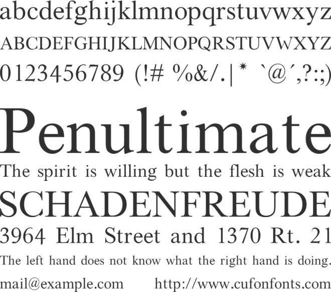 Houndtime font preview