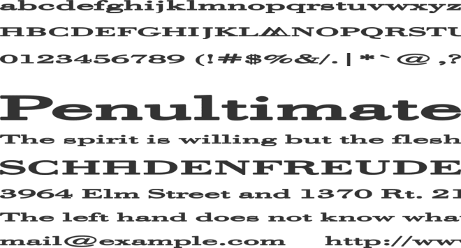 Halcyonia font preview