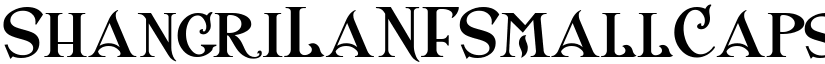 ShangriLaNFSmallCaps Regular font