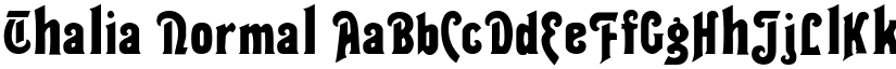 Thalia Normal font