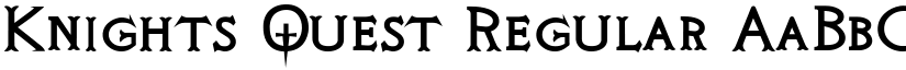 Knights Quest Regular font