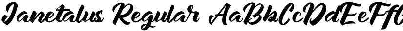 Janetalus font download
