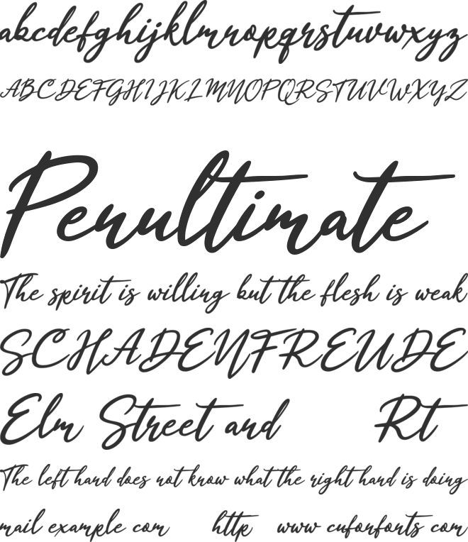 Yasmine Rothem font preview