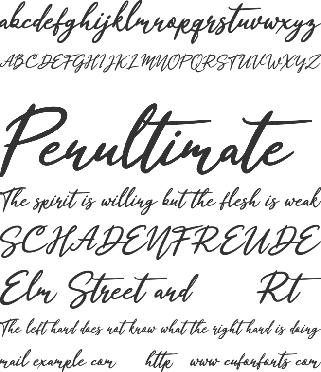 Yasmine Rothem font preview