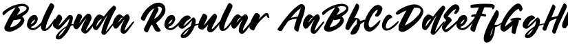Belynda Regular font