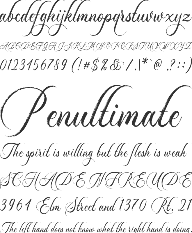 Dayland font preview