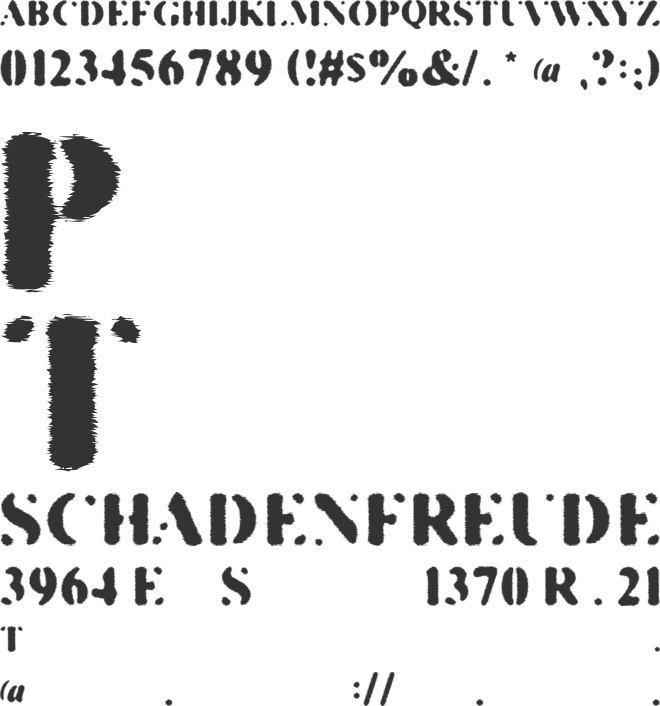 Kill The Hippies font preview