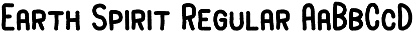 Earth Spirit Regular font