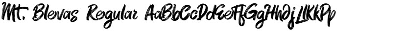 Mt. Blevas font download
